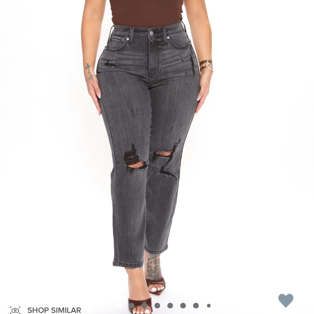 Fashion Nova Tobi High Rise Mom Jeans